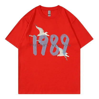 Unleash Your Inner Swiftie with the Oversized Taylor Swift 1989 T-Shirt – Perfect for Music Concerts and Everyday Streetwear!