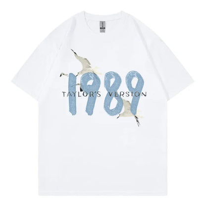 Unleash Your Inner Swiftie with the Oversized Taylor Swift 1989 T-Shirt – Perfect for Music Concerts and Everyday Streetwear!