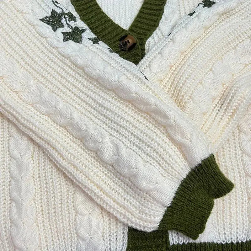 Evermore Cardigan Taylor Version Green Vine Embroidered Vintage Outfit